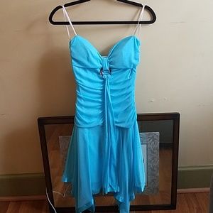 Baby blue dress